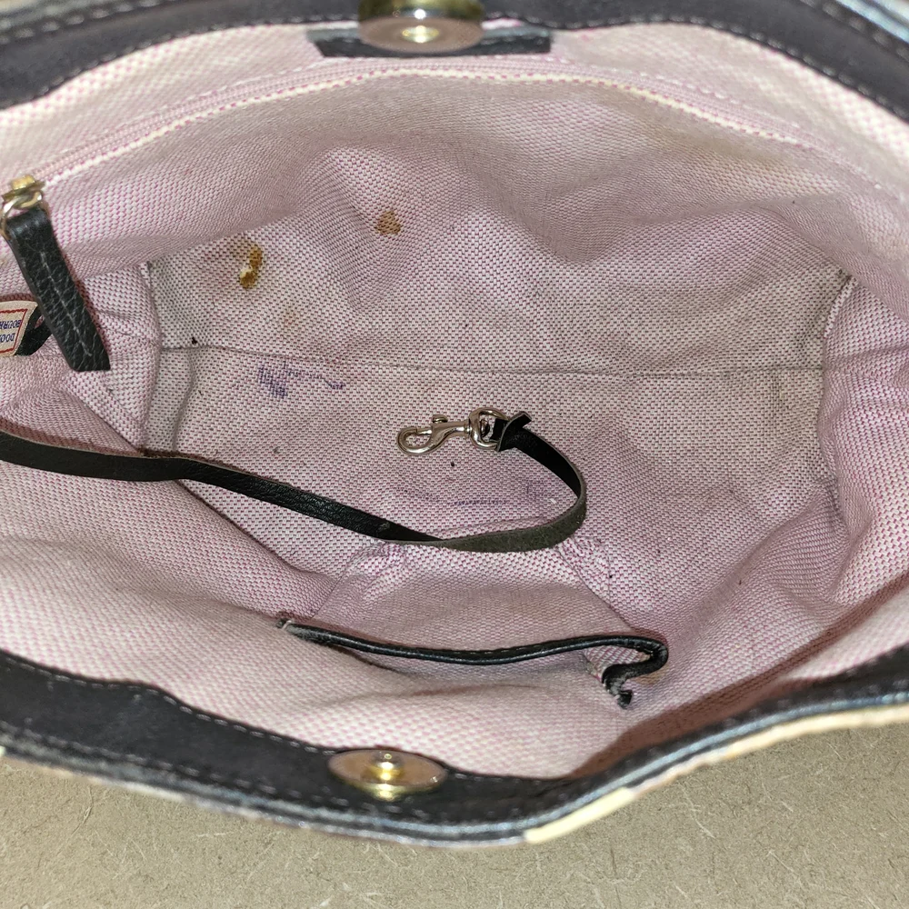 Dooney & Bourke Giraffe Print Brown Cream Shoulder Bag - Picture 10 of 11